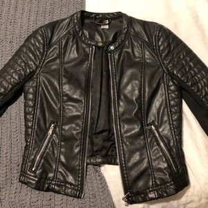 H&M leather jacket